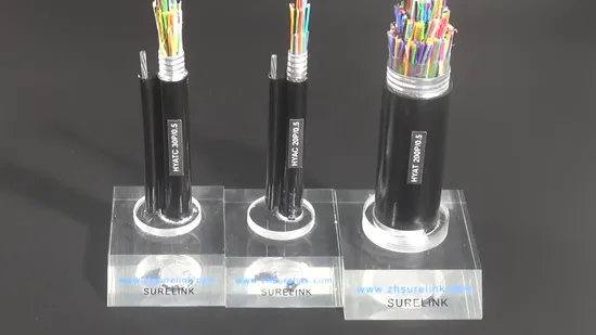 1 または 4 または 5 ペア Hyac 空中電話ケーブル